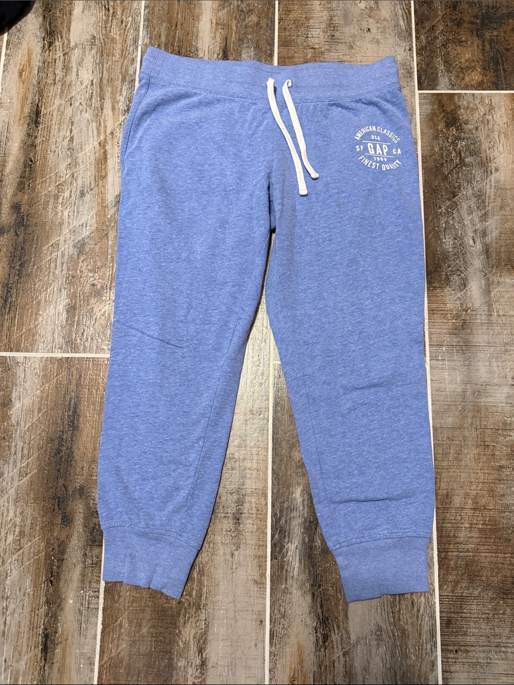 GAP Heather Blue Women's Drawstring Jogger Pants